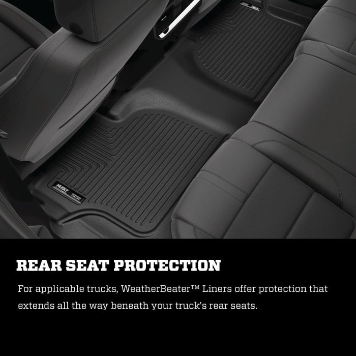 Husky liners 2013 toyota 4runner weatherbeater black floor liners