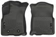 Weathertech floor mats for toyota tacoma - front black floor liners