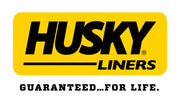 Husky liners logo with lifetime guarantee on 2022 jeep grand cherokee weatherbeater floor liner