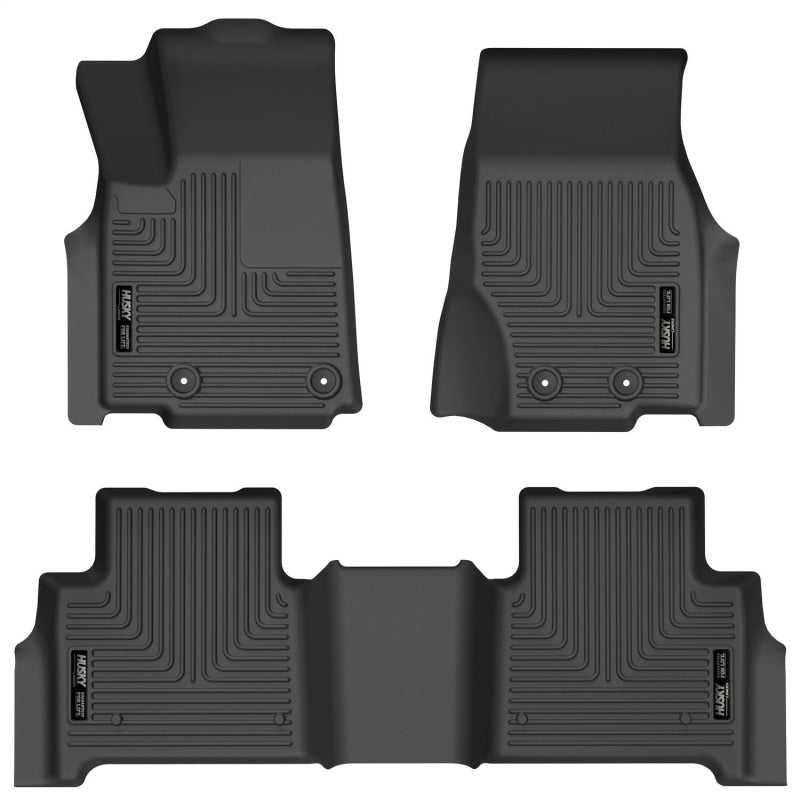 Husky liners 2022 jeep grand cherokee weatherbeater floor liner with toyota weathertech mats