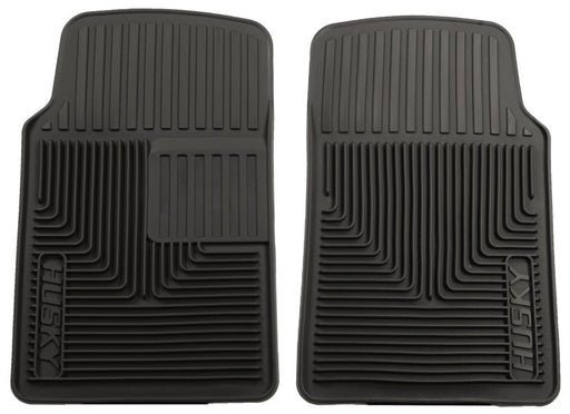 Husky liners heavy duty black front floor mats for acura integra and subaru impreza