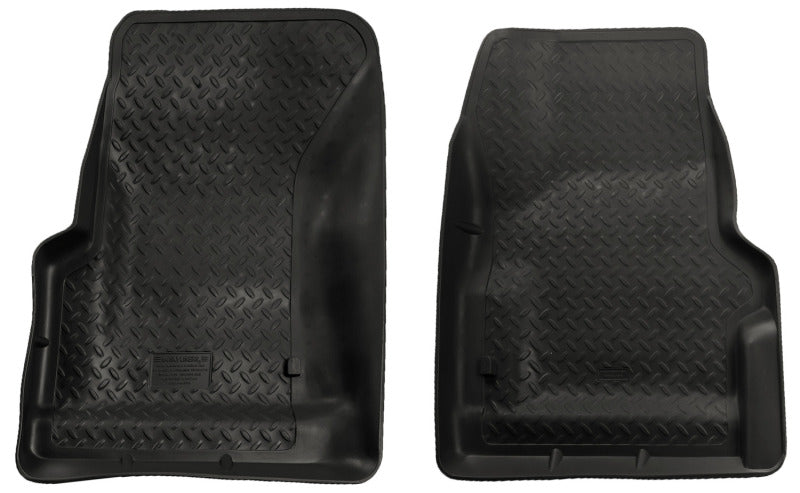 Husky liners classic style black floor liners for jeep wrangler