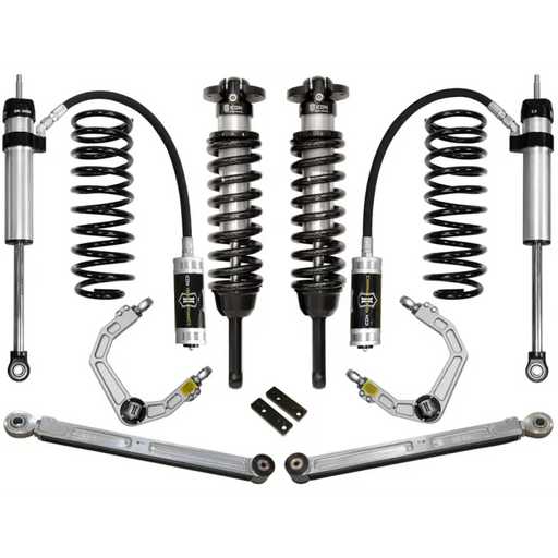 ICON 03-09 Toyota 4Runner/FJ Stage 4 Suspension System featuring front and rear coils and shocks for Toyota Camaro