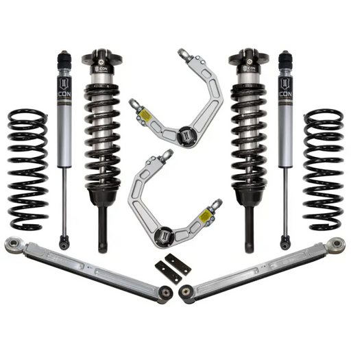 Front and rear coilovers and shocks for Toyota Camaro - ICON Stage 3 Suspension System with Billet UCA