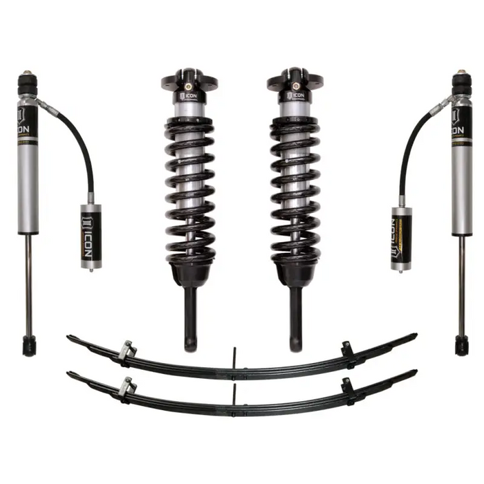 Front and rear coils and shocks for Toyota Tacoma in ICON Stage 2 Suspension System.