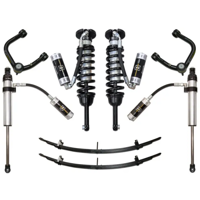 ICON 05-15/2016+ Toyota Tacoma Stg 5 Suspension System with front and rear suspensions