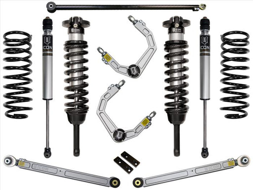 Icon 10-20 lexus gx460 0-3.5in stage 3 suspension system featuring front and rear coils with ball joints