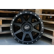 ICON 17in Compression/Alpha/Rebound Wheel Rock Ring Kit - Black Spokes