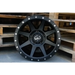 ICON 17in Compression/Alpha/Rebound Wheel Rock Ring Kit - Black Spokes