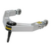 ICON 2005+ Toyota Tacoma Billet Upper Control Arm Delta Joint Kit silver brake lever with black handle