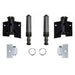 Black door hinges for Toyota Tacoma Leaf Spring Hardware Kit