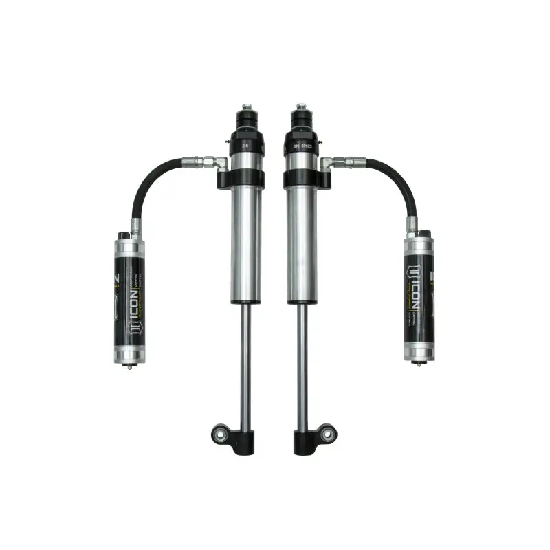 ICON 2.5 Series Aluminum Shocks - Pair on White Background