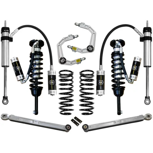 ICON 2010+ Toyota FJ/4Runner front and rear coils and shocks with Billet UCA