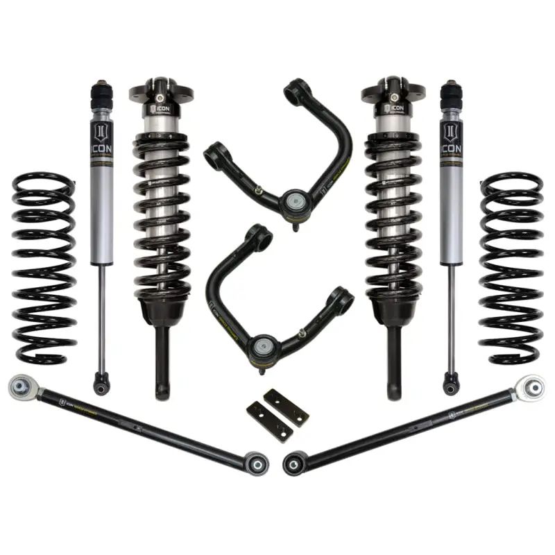 ICON 2010+ Toyota FJ/4Runner Stage 3 Suspension Kit with Tubular UCA and Delta Joint