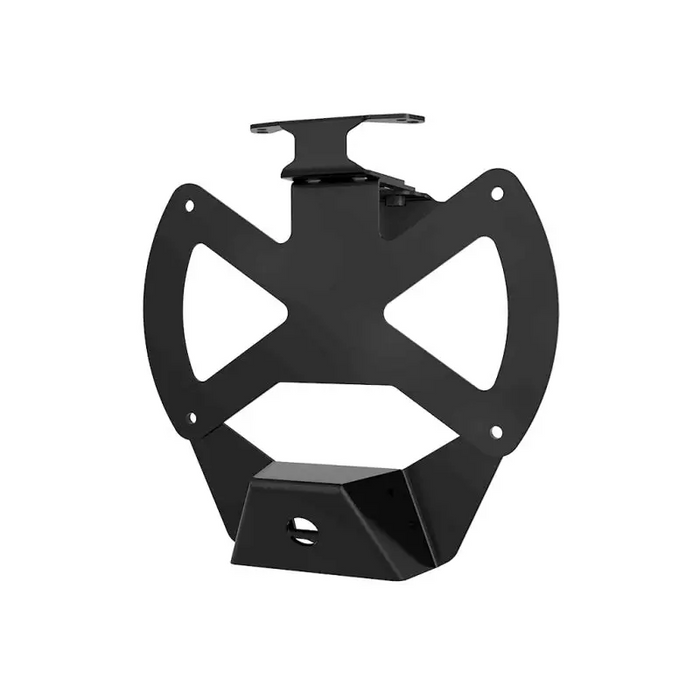 Black metal stand for ICON 2018+ Jeep Wrangler JL License Relocation Kit
