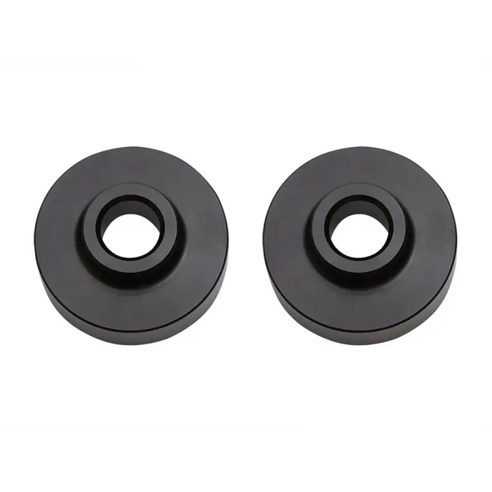 Black rubber wheel spacers for jeep gladiator rear spacer kit