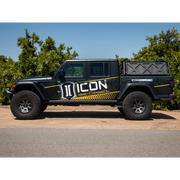 Black Jeep Gladiator JT with yellow and black decal - ICON 2.5in Suspension System