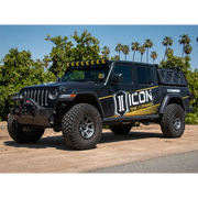 Black Jeep Gladiator JT with yellow and black decal - ICON 2020+ Jeep Gladiator JT 2.5in Stage 1 Suspension System
