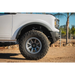 White truck with black tire - ICON 2021+ Ford Bronco lift coilover spacer kit.