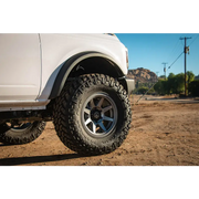 White Ford Bronco with black tire - ICON 2021+ 3in Lift Coilover Spacer Kit