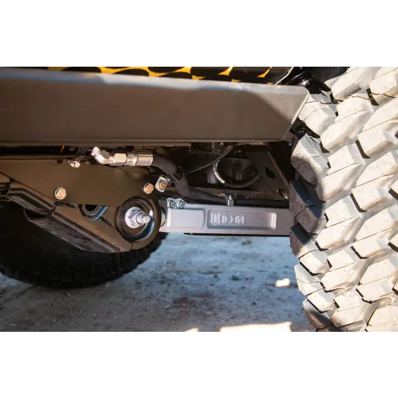 ICON 2021+ Ford Bronco rear lower link kit close up.