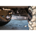 ICON 2021+ Ford Bronco Billet Rear Lower Link Kit showcasing close up of front suspension on jeep