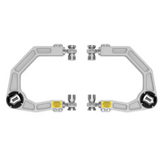 Front sway arms for BMW E-type displayed in ICON 2021+ Ford Bronco Billet Upper Control Arm Delta Joint Kit.