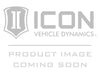 Icon vehicle dynamics logo on icon 2021+ ford bronco hoss 2.0 front exp coilover 2.5in