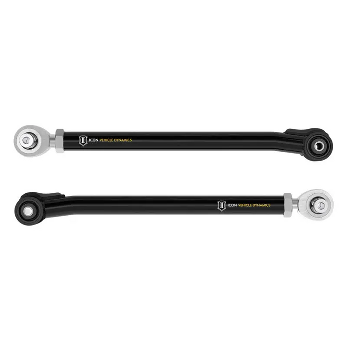 ICON 21+ Ford Bronco Tubular Rear Lower Link Kit - Adjustable with black front and rear sway bars