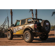 ICON 21+ Ford Bronco Tubular Rear Track Bar Kit with Large Tire.