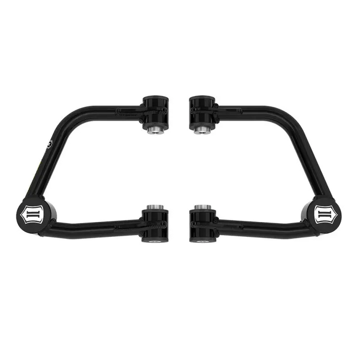 Front sway arm set for BMW E-Type, featured in ICON 21+ Ford Bronco Tubular Upper Control Arm Delta Joint Pro Kit.