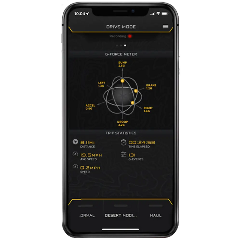 ICON 21-UP Ford Bronco IIC Install Kit with Car Speed iPhone App