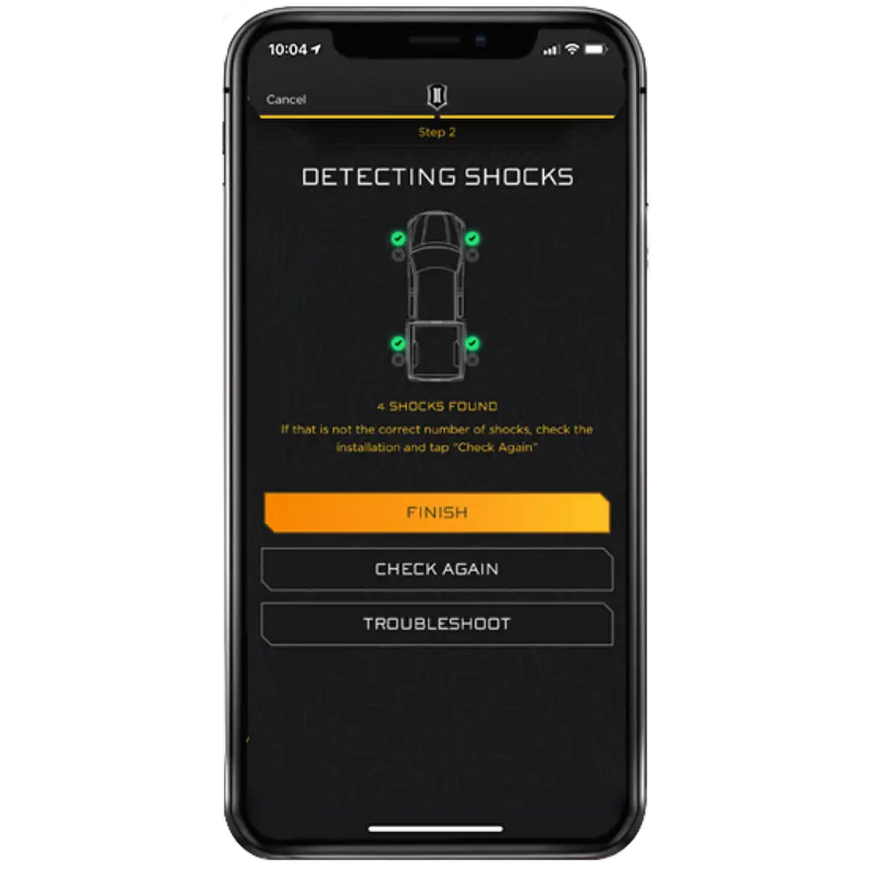 ICON 21-UP Ford Bronco Intelligent Control (IIC) INSTALL KIT app settings for iPhone.