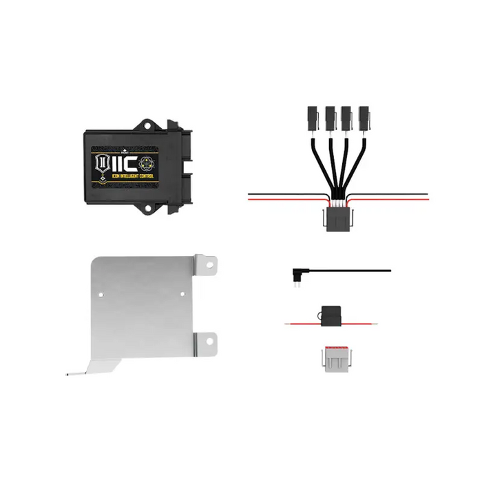 ICON 21-UP Ford Bronco Intelligent Control (IIC) INSTALL KIT camera and battery components