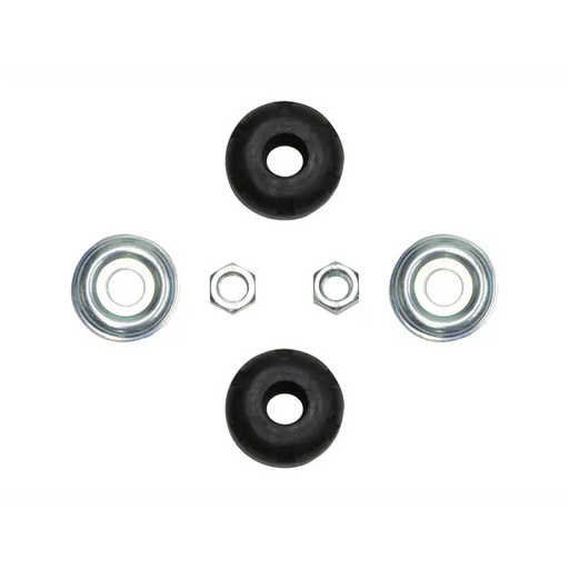 Black rubber wheel and washer in ICON 9/16 HD Stem Bushing Kit