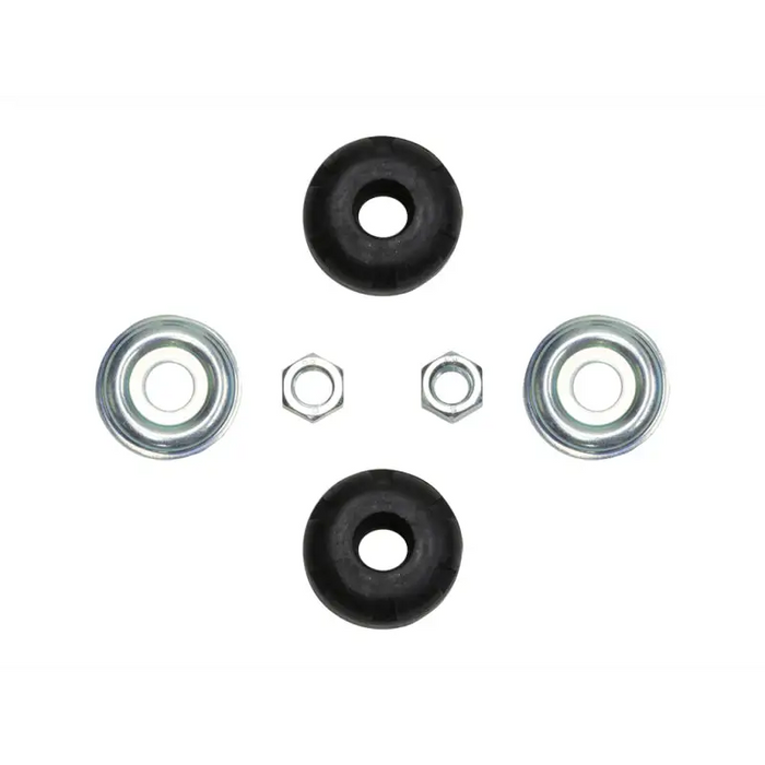 Black rubber wheel and washer in ICON 9/16 HD Stem Bushing Kit