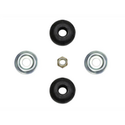 ’Black rubber wheel nuts and washer in ICON 9/16 Medium Duty Stem Bushing Kit’
