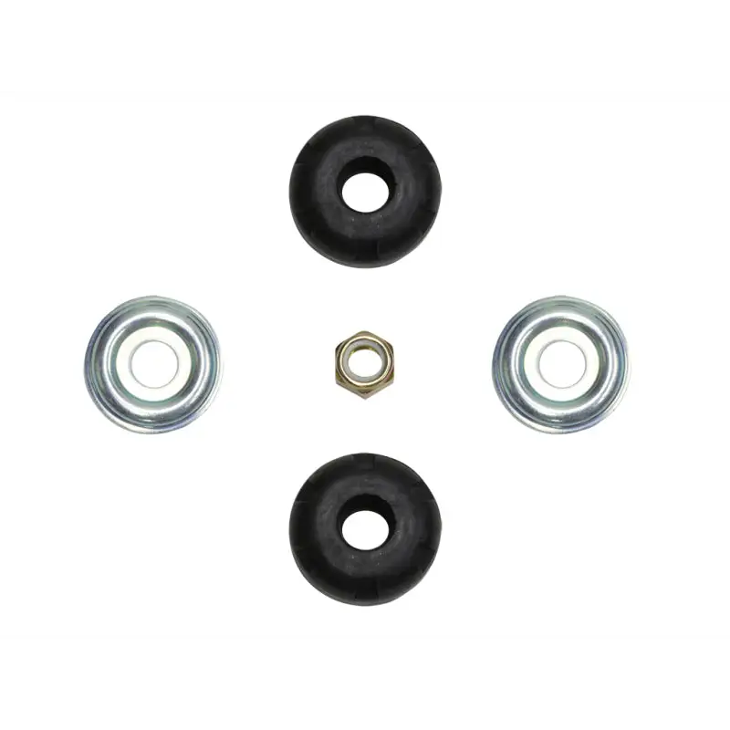 ’Black rubber wheel nuts and washer in ICON 9/16 Medium Duty Stem Bushing Kit’