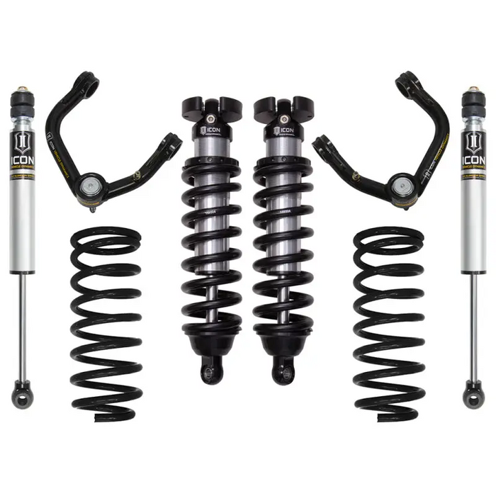 Icon 96-02 toyota 4runner 0-3in stage 2 suspension system featuring coils and shocks for toyota camaro