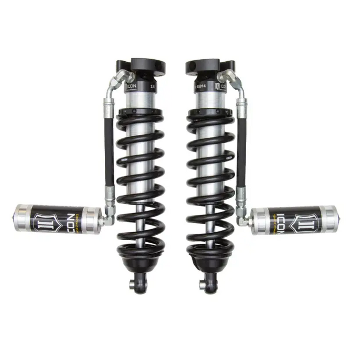 Front and rear coils for Toyota Tacoma Ext Travel displayed in ICON shock vs RR coilover kit