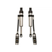 Stainless steel hydraulic jacks with black handles for toyota land cruiser 100 series shocks