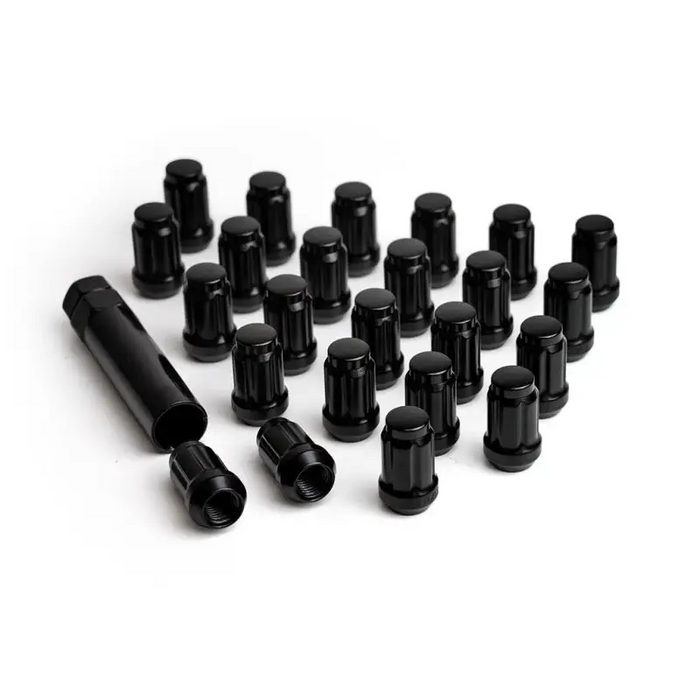 ICON Alloys Lug Nut Kit Black - 24 black plastic screws with key