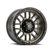 ICON Alpha 17x8.5 6x5.5 0mm Offset 4.75in BS 106.1mm Bore Bronze Wheel