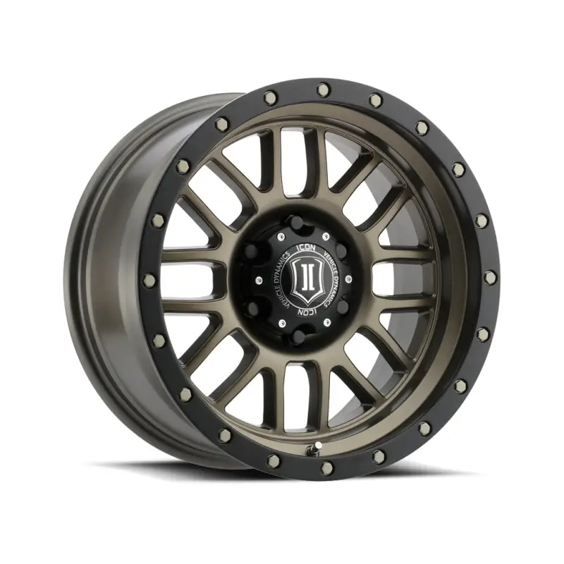 ICON Alpha 17x8.5 6x5.5 0mm Offset 4.75in BS 106.1mm Bore Bronze Wheel