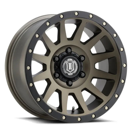 ICON Compression 17x8 Bronze Wheel with Black and Gray Finish