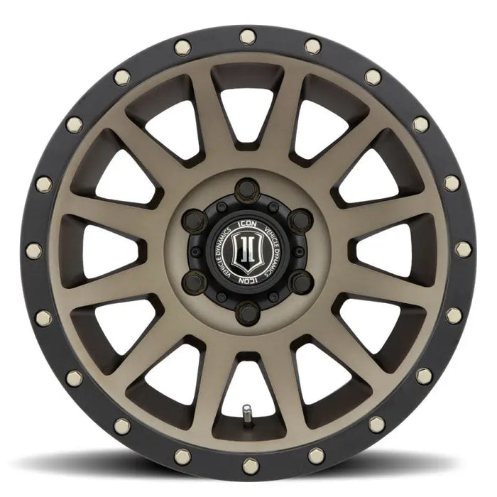 Black Widow Wheels in various sizes and colors for ICON Compression 17x8 1mm Bore Bronze Wheel.