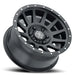 ICON Compression 18x9 Satin Black Wheel - Jeep Wrangler/Ford Bronco