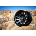 ICON Compression 18x9 6x5.5 Double Black Wheel on Rock