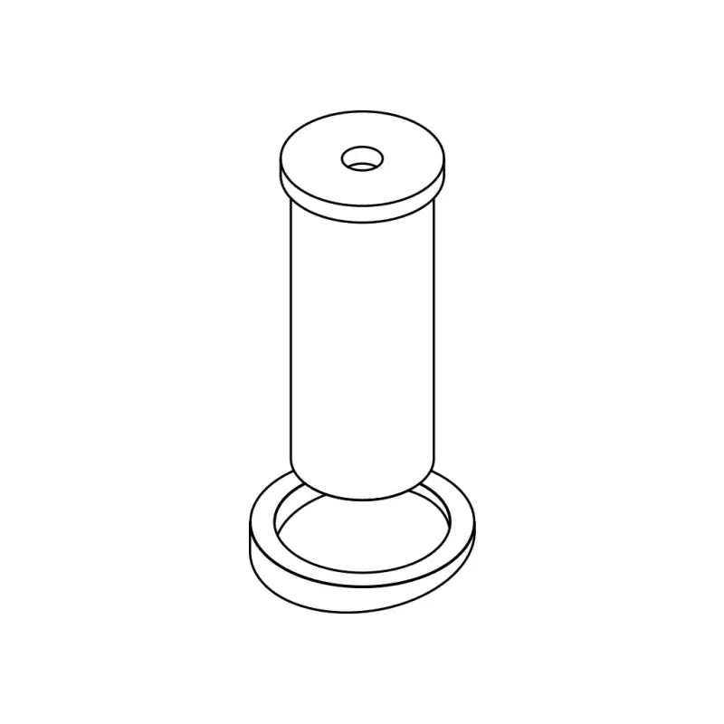 ICON Delta Joint Install Adapter & Shim - Black and white drawing of a thread.