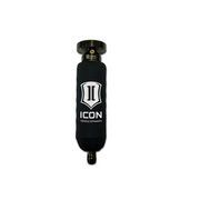 Black ICON water bottle displayed in an ICON Long 2.5 Coil Wrap w/Logo (14.5-15.5)